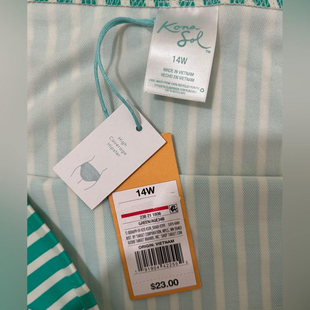 *SOLD* Kona Sol - Stripped Bikini Set - Picture 7 of 7